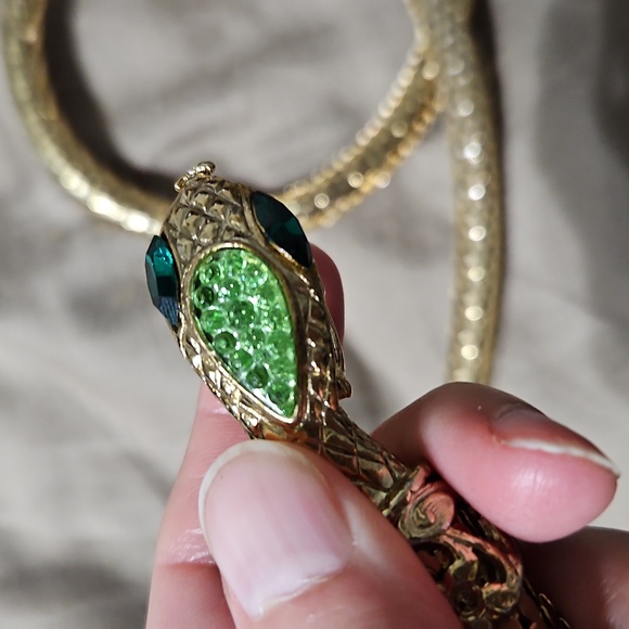 Whiting & Davis Snake Necklace - Picture 10 of 12